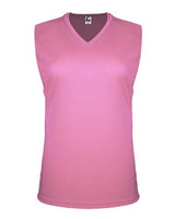 C2 Sport 5663 Women's Sleeveless V-Neck T-Shirt #color_Pink
