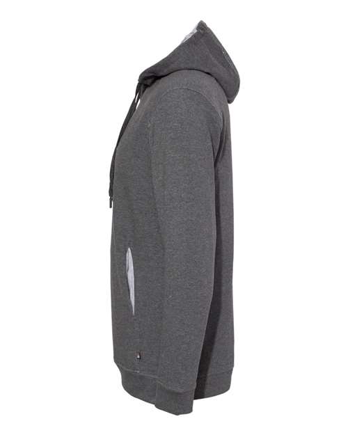 Badger 1050Ba FitFlex French Terry Hooded Sweatshirt #color_Charcoal