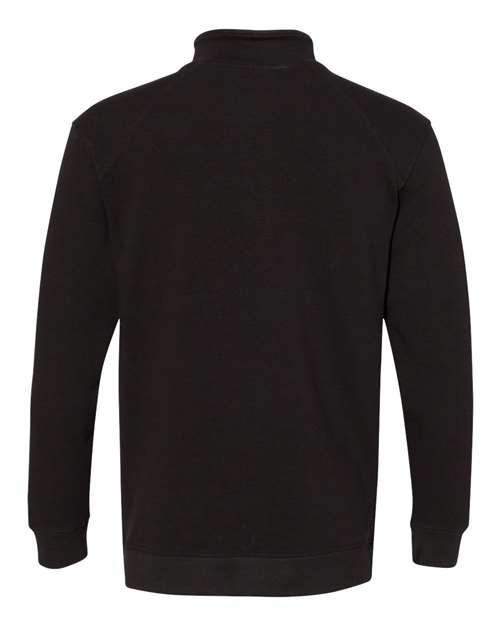 Badger 1060 FitFlex French Terry Quarter-Zip Sweatshirt #color_Black