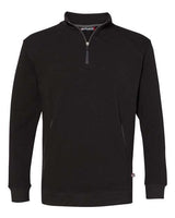 Badger 1060 FitFlex French Terry Quarter-Zip Sweatshirt #color_Black