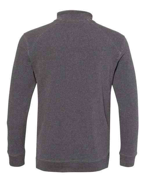 Badger 1060 FitFlex French Terry Quarter-Zip Sweatshirt #color_Charcoal