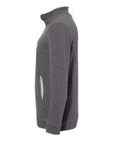 Badger 1060 FitFlex French Terry Quarter-Zip Sweatshirt #color_Charcoal