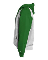 Badger 1249 Sport Athletic Fleece Hooded Sweatshirt #color_Oxford/ Kelly