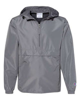Champion CO200 Adult Packable Anorak 1/4 Zip Jacket #color_GRAPHITE