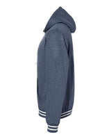 J America JA8649 Adult Relay Hooded Sweatshirt #color_NAVY