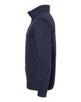 J America JA8890 Adult Quilted Snap Pullover #color_NAVY