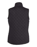 J America JA8892 Ladies' Ladies Quilted Vest #color_BLACK