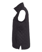 J America JA8892 Ladies' Ladies Quilted Vest #color_BLACK