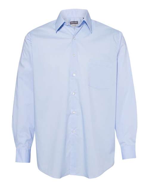 Van Heusen 13V5052 Broadcloth Point Collar Solid Shirt