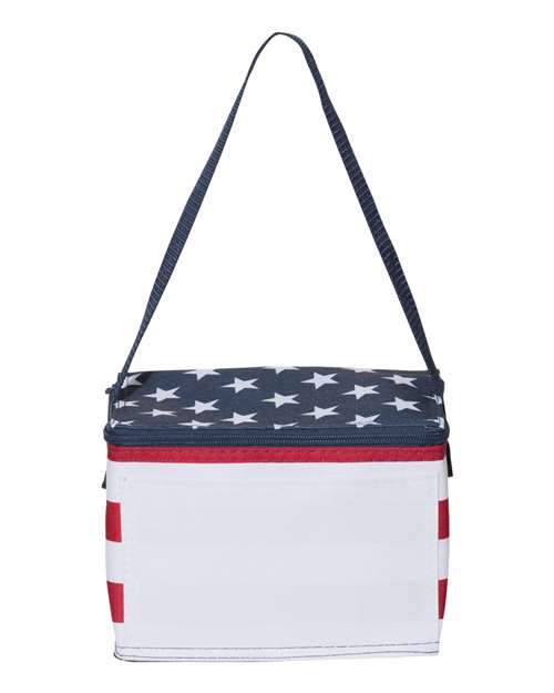 Liberty Bags OAD5051 OAD Americana Cooler #color_RED/ WHITE/ BLUE