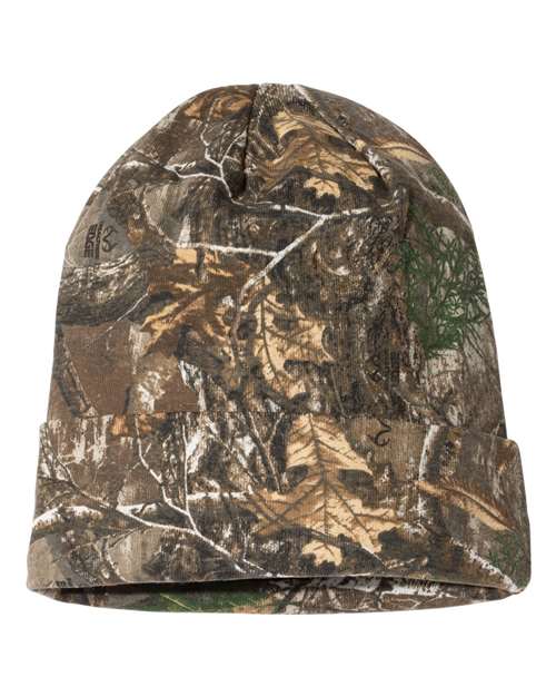 ""Kati LCB12 12" Licensed Camo Cuffed Beanie" #color_Realtree Edge"