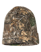 ""Kati LCB12 12" Licensed Camo Cuffed Beanie" #color_Realtree Edge"