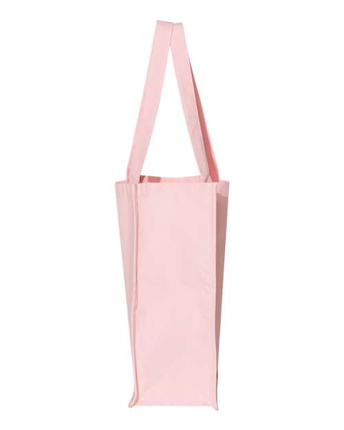 Q-Tees Q125400 27L Jumbo Shopping Bag #color_Light Pink