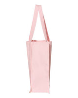 Q-Tees Q125400 27L Jumbo Shopping Bag #color_Light Pink