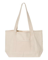 Q-Tees Q125800 20L Small Deluxe Tote #color_Natural/ Natural