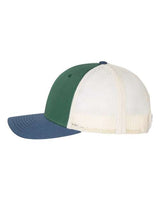 Richardson 115 Low Pro Trucker Cap #color_Spruce/ Birch/ Light Navy