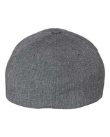 Flexfit Y6350 Adult Heatherlight Cap #color_MELANGE DARK GRY