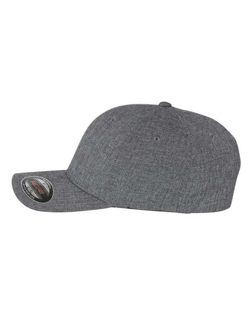 Flexfit Y6350 Adult Heatherlight Cap #color_MELANGE DARK GRY