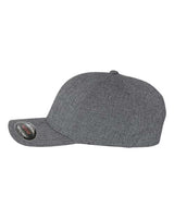 Flexfit Y6350 Adult Heatherlight Cap #color_MELANGE DARK GRY