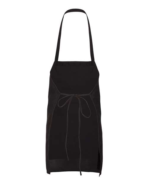 Q-Tees Q4010 Bib Apron #color_Black