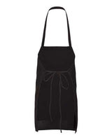 Q-Tees Q4010 Bib Apron #color_Black