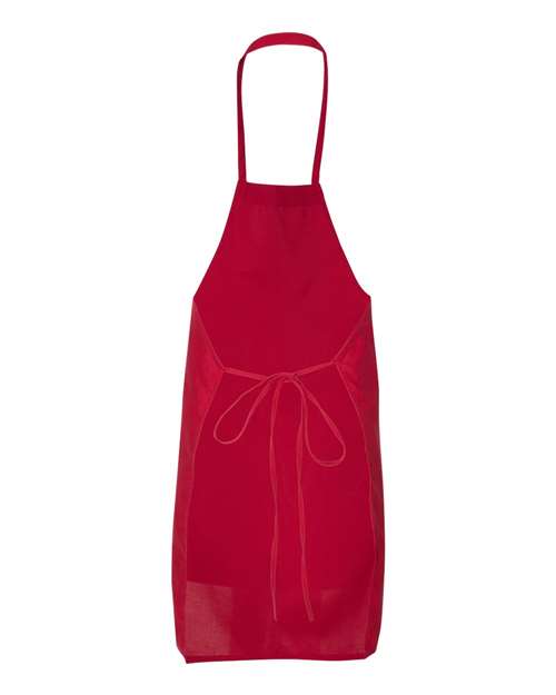 Q-Tees Q4010 Bib Apron #color_Red