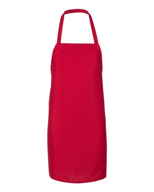 Q-Tees Q4010 Bib Apron #color_Red