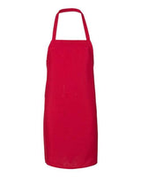 Q-Tees Q4010 Bib Apron #color_Red