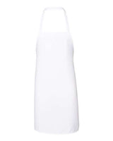 Q-Tees Q4010 Bib Apron #color_White