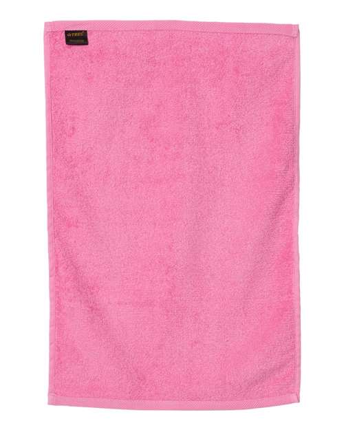 Q-Tees T200 Hemmed Hand Towel #color_Azalea