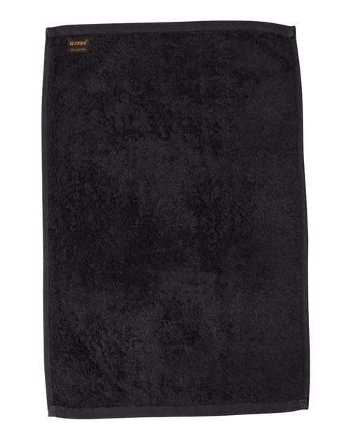Q-Tees T200 Hemmed Hand Towel #color_Black