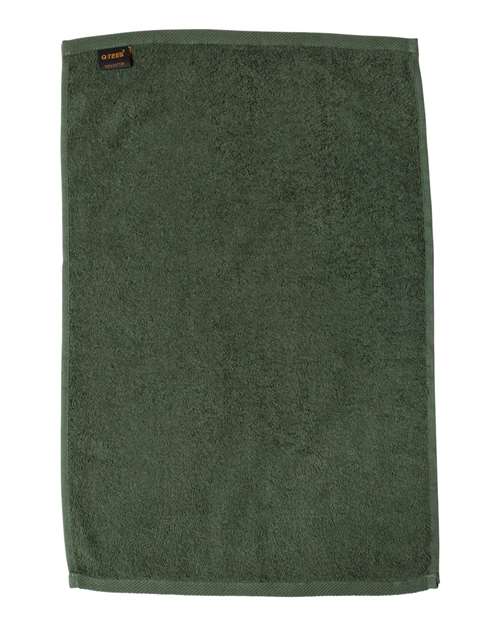 Q-Tees T200 Hemmed Hand Towel #color_Forest