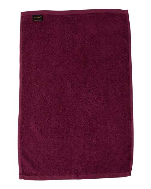 Q-Tees T200 Hemmed Hand Towel #color_Maroon