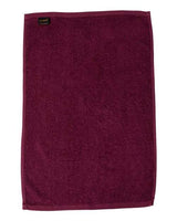 Q-Tees T200 Hemmed Hand Towel #color_Maroon