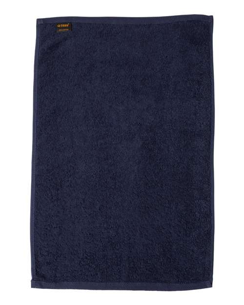 Q-Tees T200 Hemmed Hand Towel #color_Navy