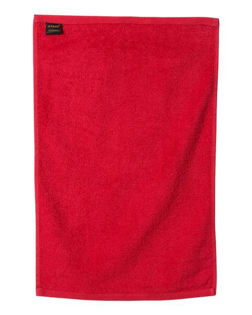 Q-Tees T200 Hemmed Hand Towel #color_Red