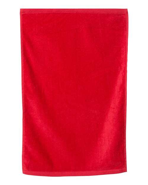 Q-Tees T200 Hemmed Hand Towel #color_Red