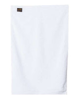 Q-Tees T200 Hemmed Hand Towel #color_White