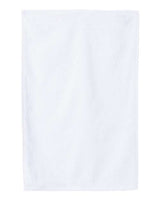 Q-Tees T200 Hemmed Hand Towel #color_White