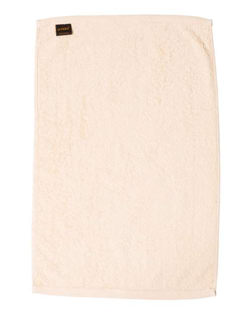 Q-Tees T300 Deluxe Hemmed Hand Towel #color_Natural
