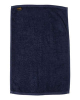 Q-Tees T300 Deluxe Hemmed Hand Towel #color_Navy