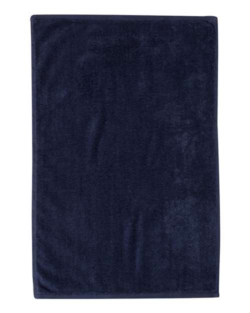 Q-Tees T300 Deluxe Hemmed Hand Towel #color_Navy