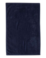 Q-Tees T300 Deluxe Hemmed Hand Towel #color_Navy