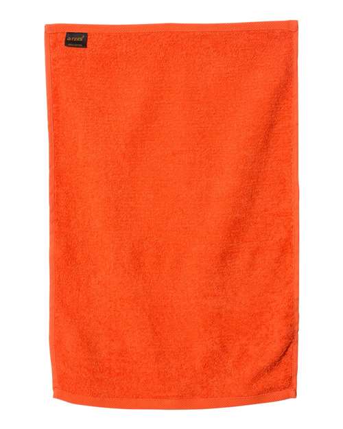 Q-Tees T300 Deluxe Hemmed Hand Towel #color_Orange