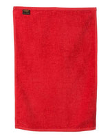 Q-Tees T300 Deluxe Hemmed Hand Towel #color_Red