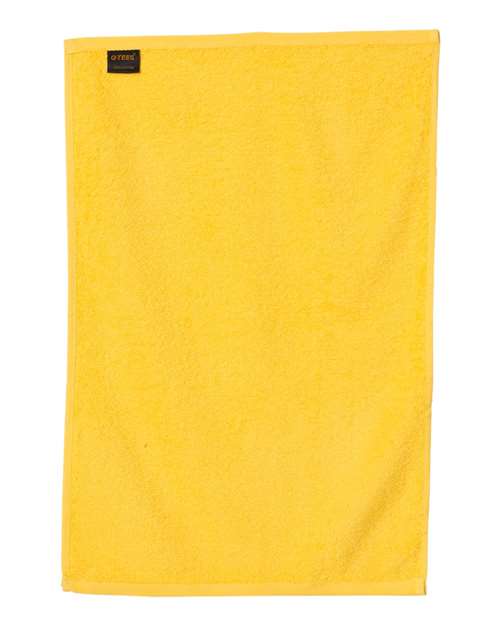 Q-Tees T300 Deluxe Hemmed Hand Towel #color_Yellow