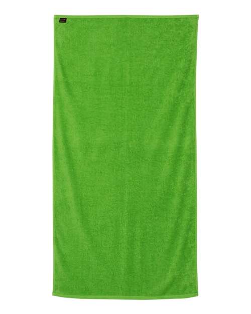 Q-Tees QV3060 Velour Beach Towel #color_Lime