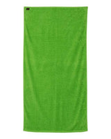 Q-Tees QV3060 Velour Beach Towel #color_Lime