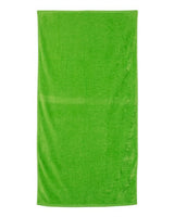 Q-Tees QV3060 Velour Beach Towel #color_Lime