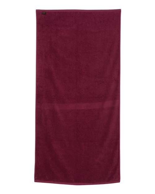 Q-Tees QV3060 Velour Beach Towel #color_Maroon